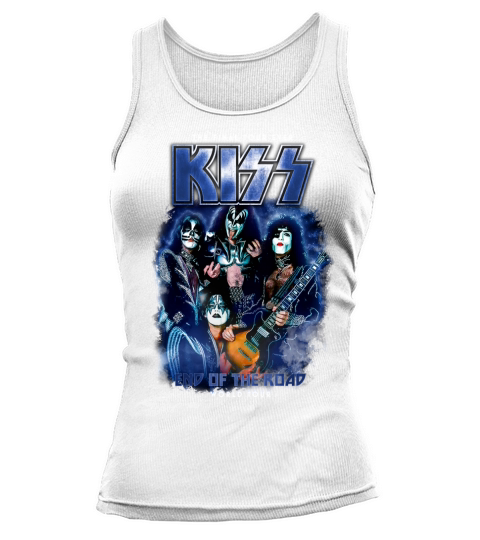 The final tour ever Kiss End of the road 1976 Tank top Woman