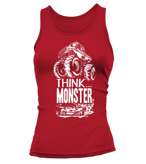 Think Monster Truck Grey Tank top Woman