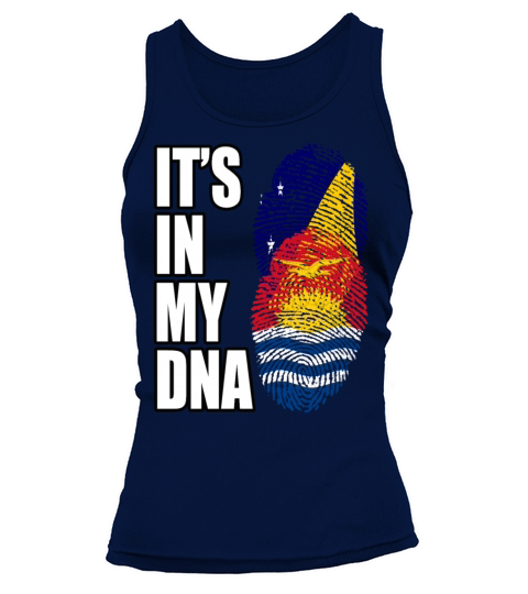 Tokelauan And Kiribati Mix Heritage DNA Flag Tank top Woman