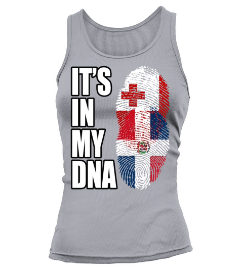 Tongan And Dominican Mix Heritage DNA Flag Tank top Woman