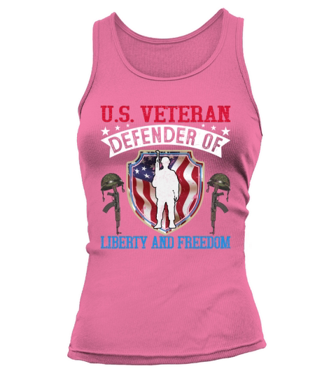U.S. Veteran Defender Of Liberty And Freedom Tank top Woman