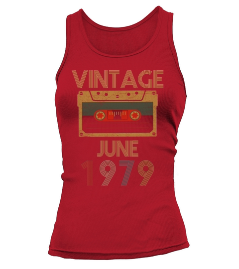 Vintage birthday june 1979 Tank top Woman