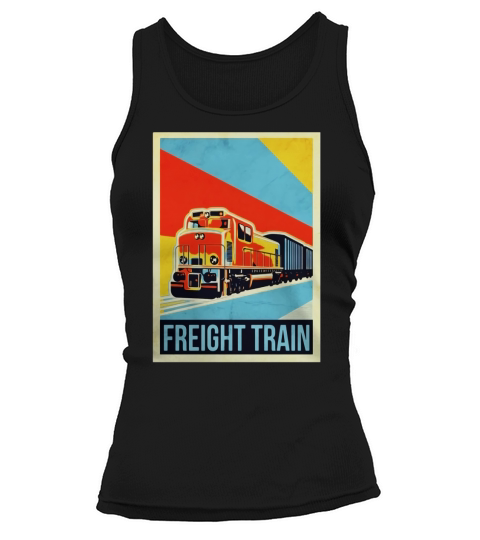 Vintage Freight train Shirt Tank top Woman
