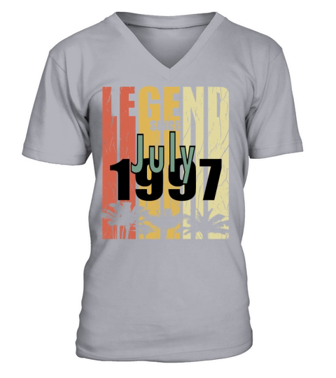 1997 July vintage born gift V-Neck T-shirt