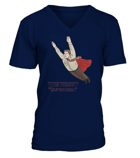 Bob Newby  Superhero V-Neck T-shirt