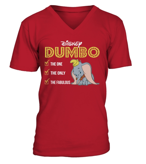 Dumbo  the one the only the fabulous V-Neck T-shirt