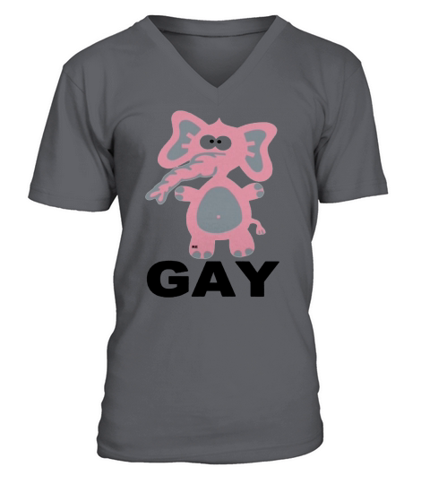 Gay Little Elephant Lgbt Boy Boys Men Shirt LIMTED EDITION V-Neck T-shirt