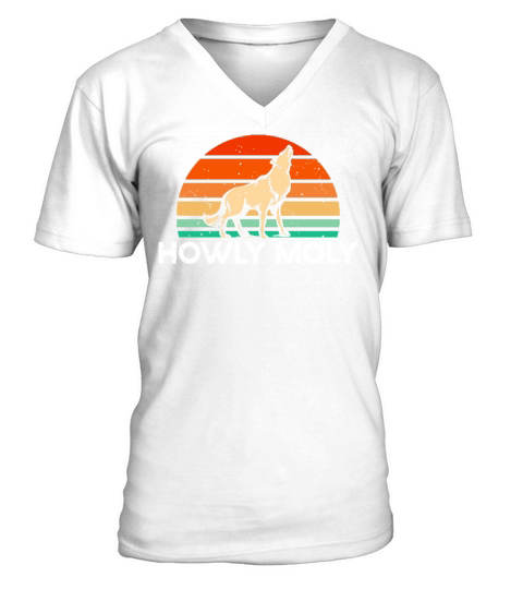 Howly Moly Coyote Hunting Trapping Trapper V-Neck T-shirt