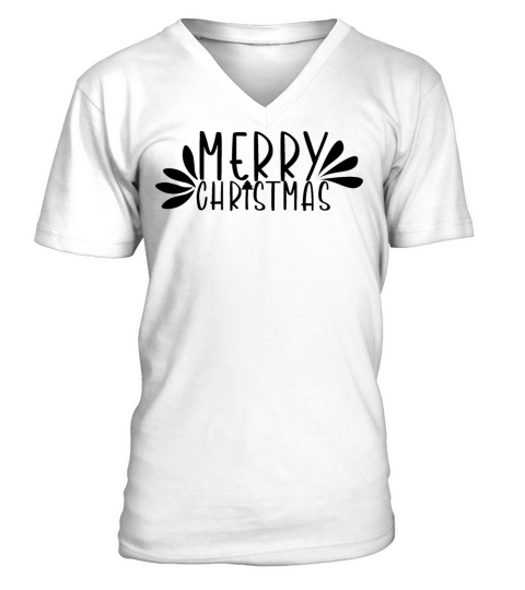 Merry Christmas Family Vintage V-Neck T-shirt