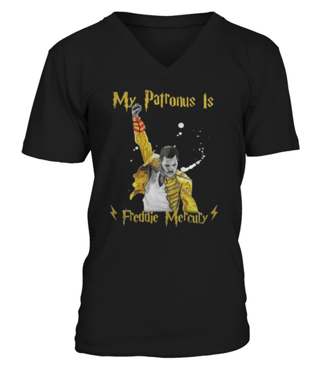 My patronus is Freddie Mercury V-Neck T-shirt