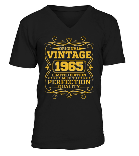 Vintage 1965 Original Limited Edition V-Neck T-shirt