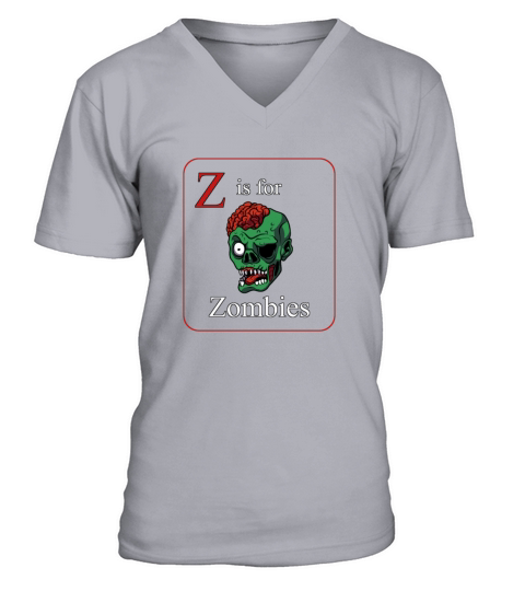 Zombie Brain V-Neck T-shirt