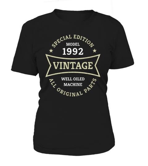 30th Birthday Gifts Born 1992 Vintage 30 Year Old Women's T-Shirt