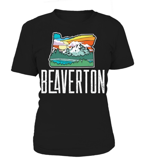 Beaverton Vintage Oregon Nature Outdoors Retro Gra Women's T-Shirt