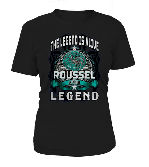 BNS89943-ROUSSEL ENDLESS LEGEND 3 HEAD DRAGON Women's T-Shirt