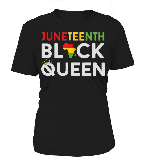 Juneteenth Womens Black Queen Nutritional Facts Women's T-Shirt