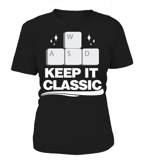 Keep It Classic Video Games WASD Control Women's T-Shirt
