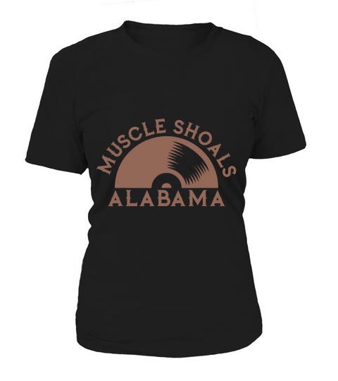 Muscle Shoals Shirt Alabama Recording Music Vinyl Record Women's T-Shirt