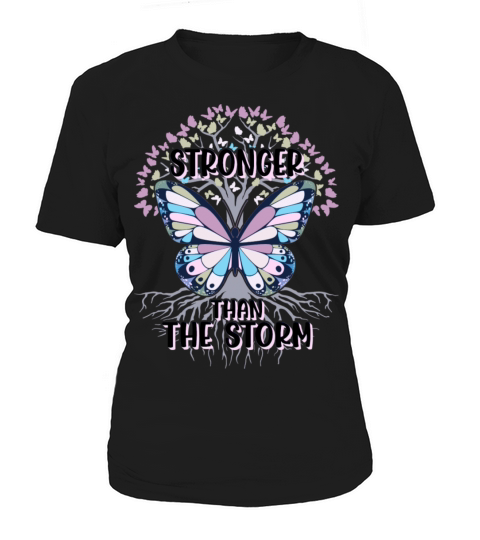 Stronger Than the Storm Motivational Quote Gift Women's T-Shirt
