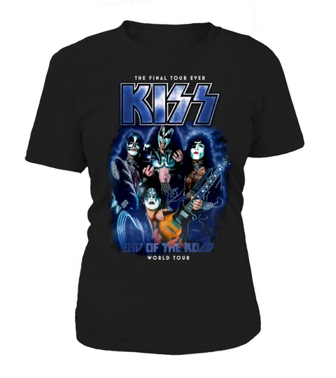 The final tour ever Kiss End of the road 1976 Women's T-Shirt
