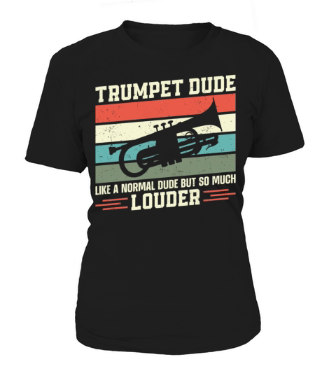 Trumpet Player Vintage Retro Women's T-Shirt