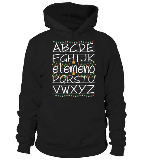ABCDEFG HIJK Elemeno Baby Christmas Hoodie Unisex