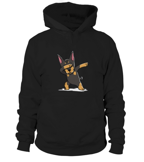 Chemise Doberman Dab drôle Hoodie Unisex