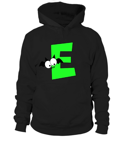 Halloween Alphabets Clipart E Hoodie Unisex