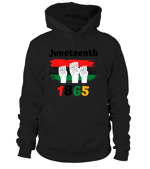Juneteenth Words Black History Afro American Hoodie Unisex