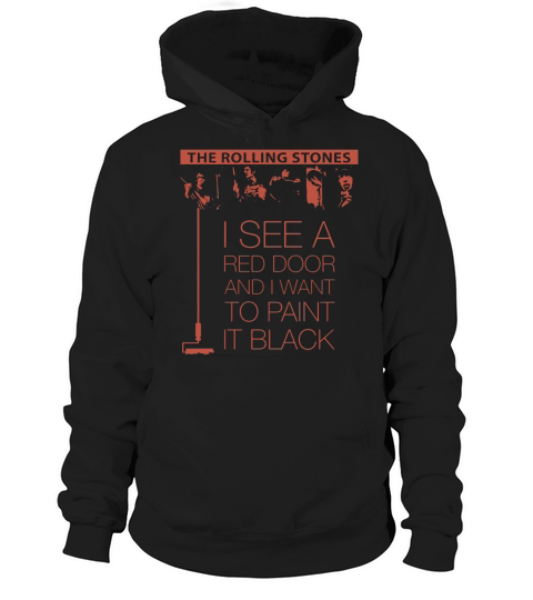 Paint it black Hoodie Unisex
