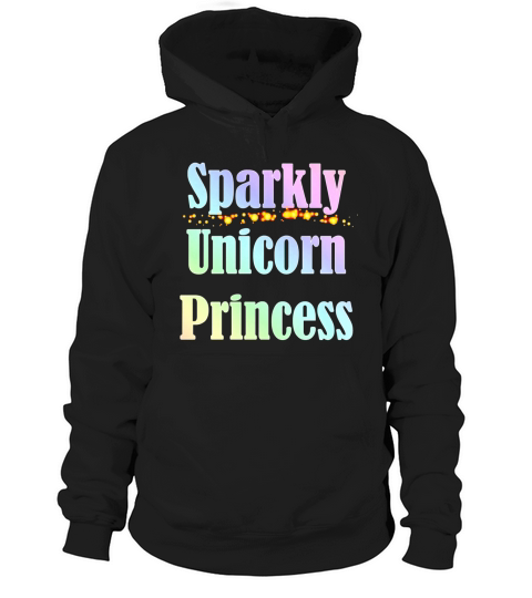 SPARKLY UNICORN PRINCESS TSHIRT FOR WOMEN AND GIRLS Hoodie Unisex