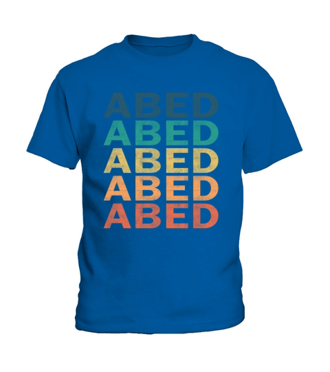 Abed Name T Shirt - Abed Vintage Retro Name Gift I Kids T-Shirt