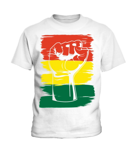 Black Proud African American for Juneteenth Kids T-Shirt