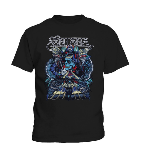 Carlos Santana Folk Skull Kids T-Shirt