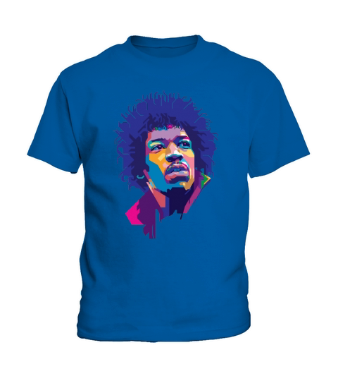 Color Jimi Hendrix Kids T-Shirt