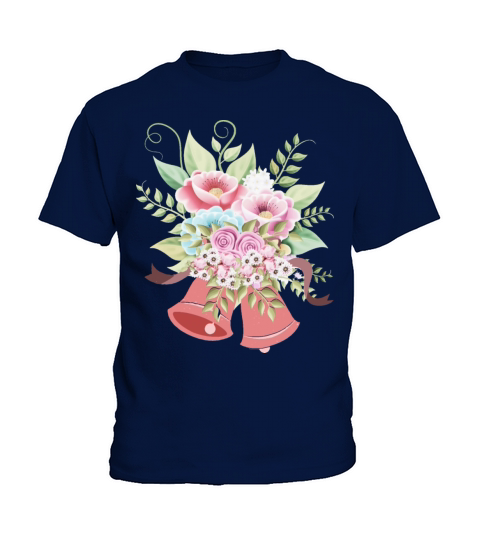 Flowers with Bell Florist Kids T-Shirt