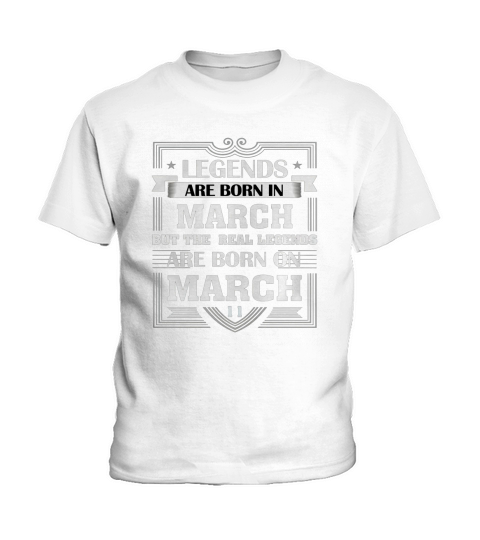 LEGENDS ARE BORN ON MARCH 11 T SHIRT MARCH BIRTHDAY GIFTS Kids T-Shirt