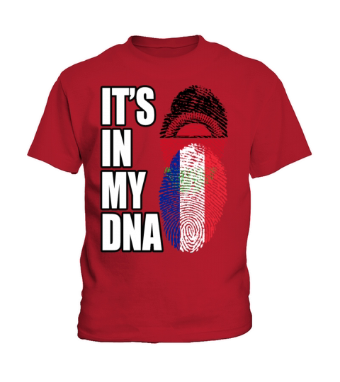 Malawian And French Mix Heritage DNA Flag Kids T-Shirt