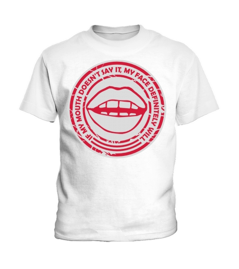 my face definitely will Kids T-Shirt