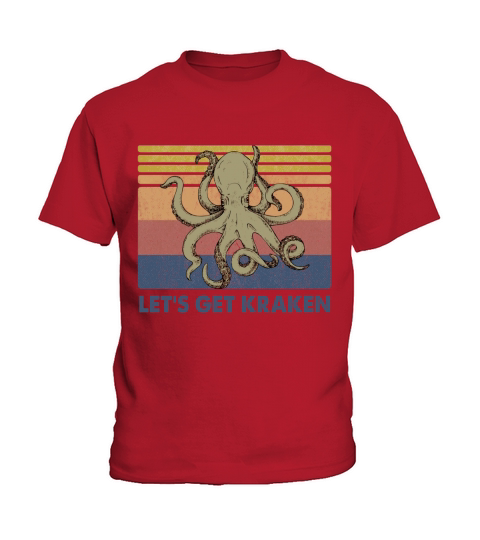 Octopus Let’s Get Kraken Vintage shirt Kids T-Shirt