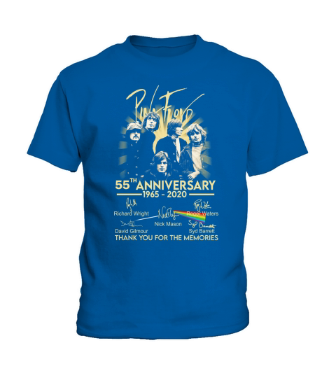Pink Floyd 55th anniversary thank you for the memories signature shirt Kids T-Shirt