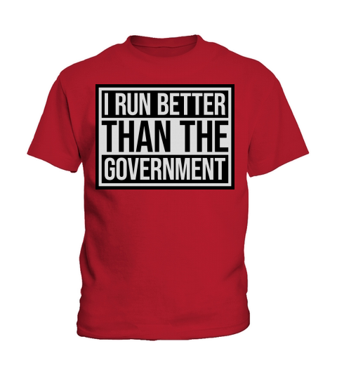 run better than government Kids T-Shirt