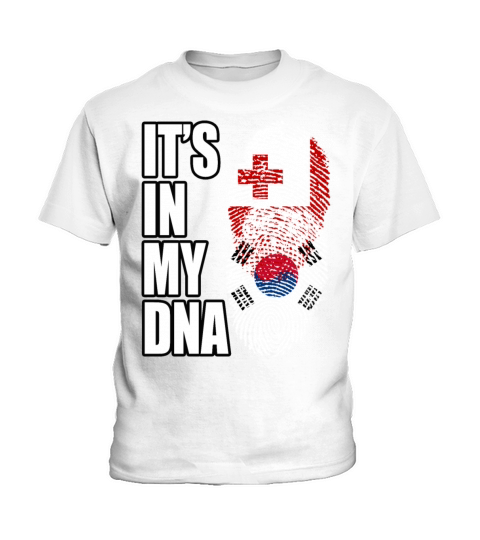 Tongan And Singaporean Leonean Mix Heritage DNA Fl Kids T-Shirt