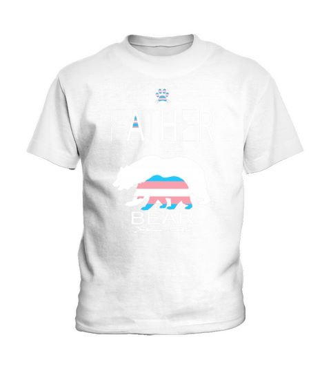 Transgender Father Bear For Dads Of A Trans Child Cool shirt Kids T-Shirt