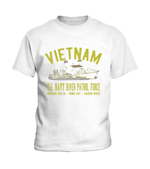 Vietnam US Navy river patrol force Kids T-Shirt