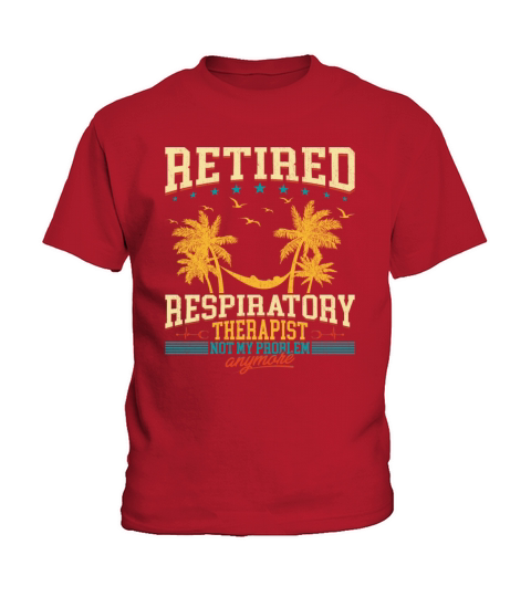 Vintage Style Retired Respiratory Therapist RT Kids T-Shirt