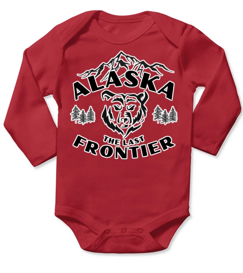 Alaska - The Last Frontier Long Sleeve Baby One-Piece