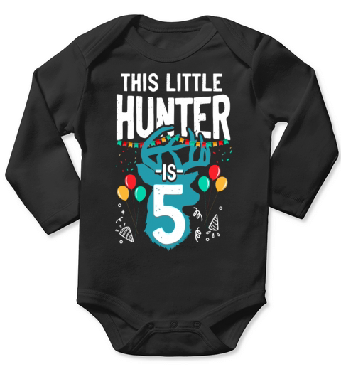 Buck Deer Hunting Hunter Kid Long Sleeve Baby One-Piece
