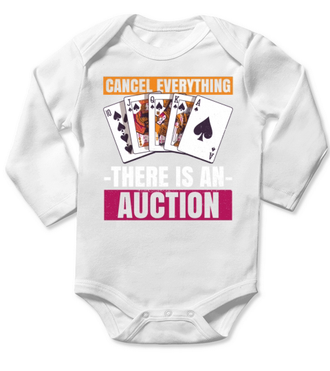 Card Game Bridge Quote for a Bridge Nerd Long Sleeve Baby One-Piece