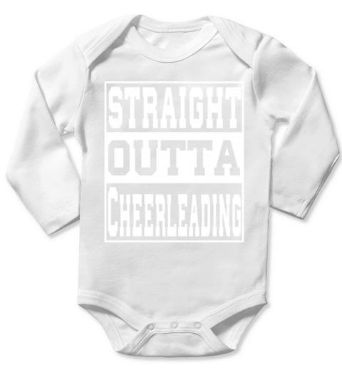 Cheerleading Saying Funny Long Sleeve Baby One-Piece